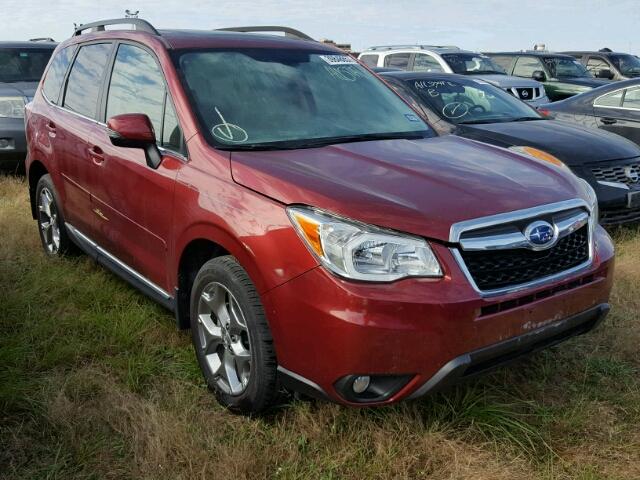 JF2SJAVC8GH444688 - 2016 SUBARU FORESTER 2 BURGUNDY photo 1