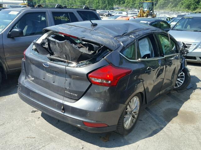 1FADP3N29FL246552 - 2015 FORD FOCUS TITA GRAY photo 4