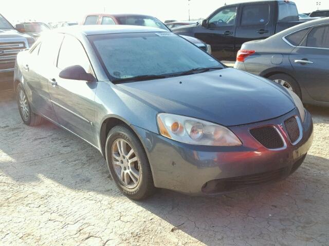 1G2ZG558364141052 - 2006 PONTIAC G6 BLUE photo 1