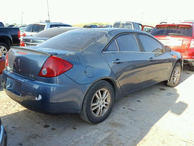 1G2ZG558364141052 - 2006 PONTIAC G6 BLUE photo 4