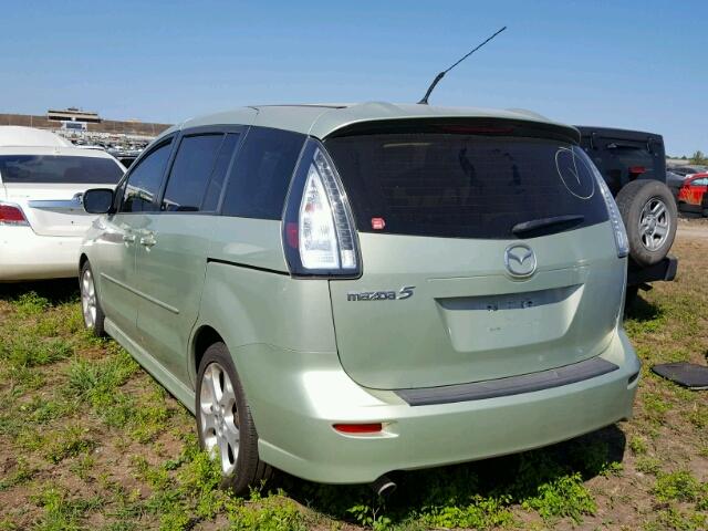 JM1CR293880325454 - 2008 MAZDA 5 GREEN photo 3