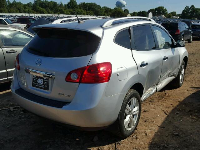 JN8AS5MV2CW406983 - 2012 NISSAN ROGUE S SILVER photo 4