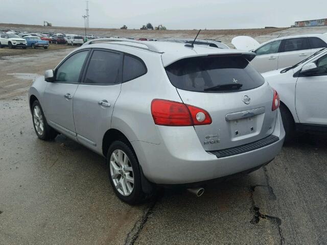 JN8AS5MT7DW012184 - 2013 NISSAN ROGUE SILVER photo 3