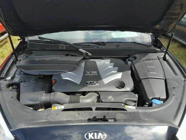 KNALW4D48F6022167 - 2015 KIA K900 BLACK photo 7