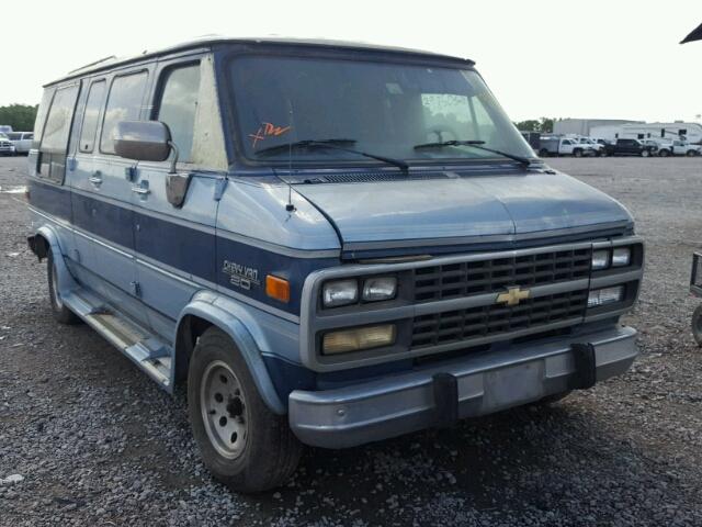 2GBEG25K2N4114569 - 1992 CHEVROLET G20 BLUE photo 1