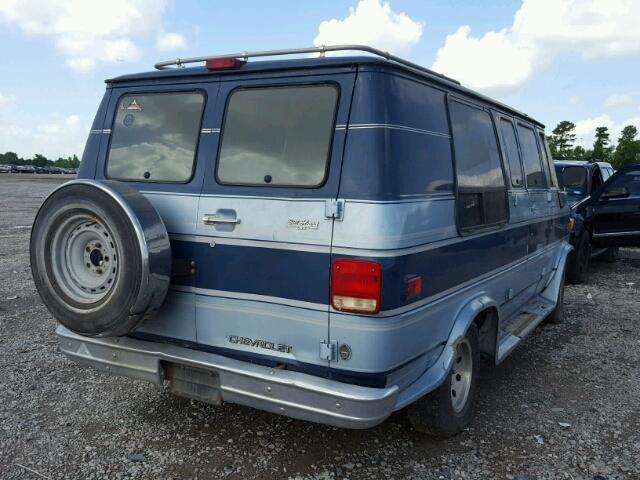 2GBEG25K2N4114569 - 1992 CHEVROLET G20 BLUE photo 4