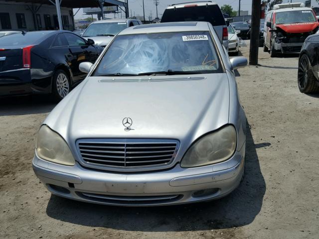 WDBNG70JX1A204818 - 2001 MERCEDES-BENZ S 430 SILVER photo 9