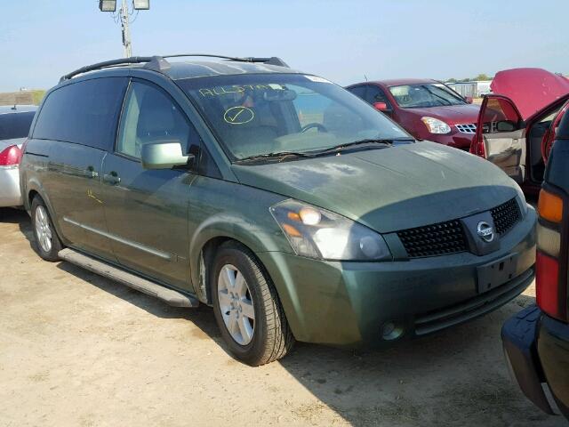 5N1BV28U14N304908 - 2004 NISSAN QUEST S GREEN photo 1