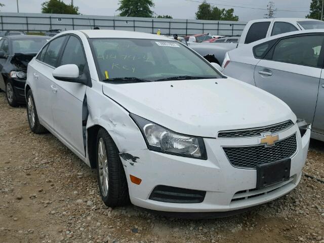 1G1PK5SC8C7405265 - 2012 CHEVROLET CRUZE ECO WHITE photo 1