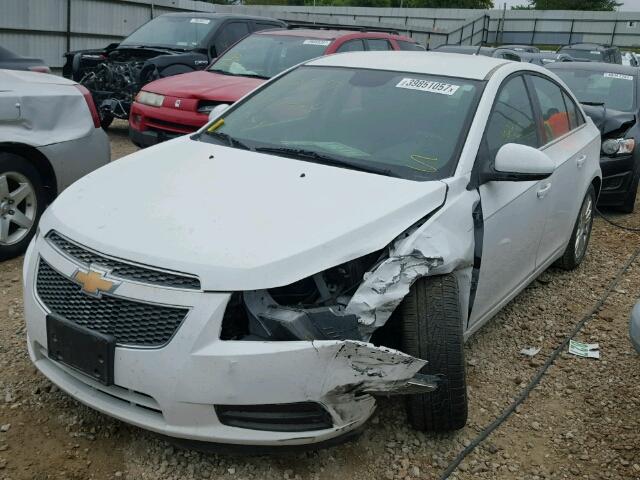 1G1PK5SC8C7405265 - 2012 CHEVROLET CRUZE ECO WHITE photo 2