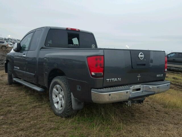 1N6BA06A65N521897 - 2005 NISSAN TITAN GRAY photo 3