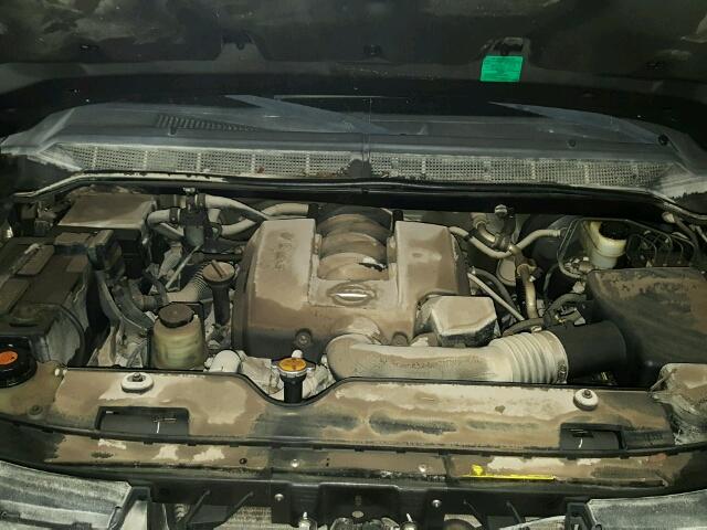 1N6BA06A65N521897 - 2005 NISSAN TITAN GRAY photo 7