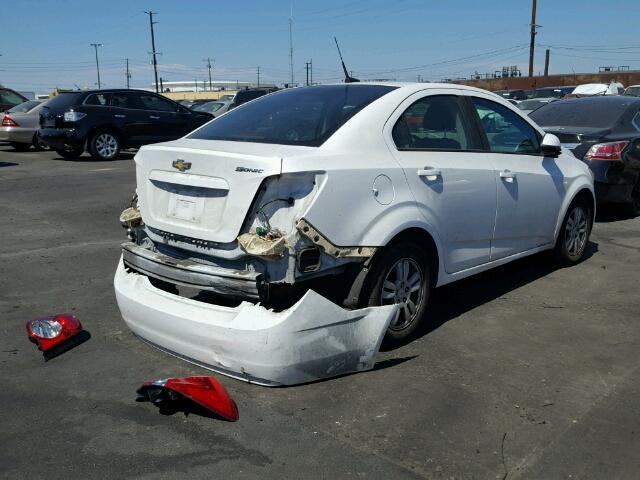1G1JA5SH5C4151780 - 2012 CHEVROLET SONIC LS 白色 照片 4