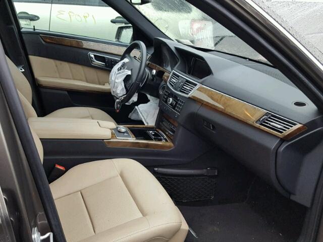 WDDHF8HB1BA362010 - 2011 MERCEDES-BENZ E 350 4MAT BROWN photo 5