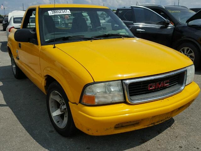 1GTCS14X638221435 - 2003 GMC SONOMA YELLOW photo 1