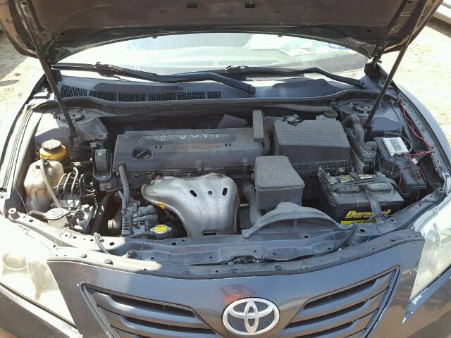 4T1BE46K89U269911 - 2009 TOYOTA CAMRY GRAY photo 7