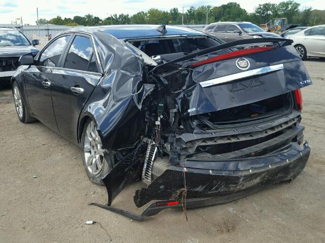 1G6DV57V090163166 - 2009 CADILLAC CTS HI FEA BLACK photo 3