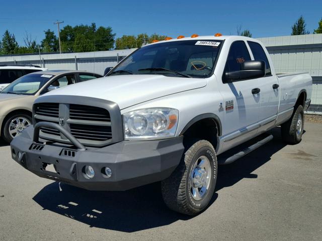 3D7KS28A07G813314 - 2007 DODGE RAM 2500 S WHITE photo 2