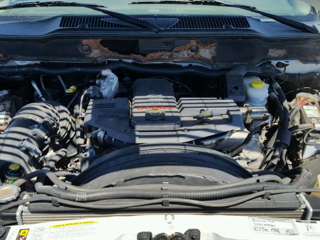 3D7KS28A07G813314 - 2007 DODGE RAM 2500 S WHITE photo 7