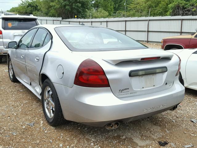 2G2WS522241125371 - 2004 PONTIAC GRAND PRIX SILVER photo 3