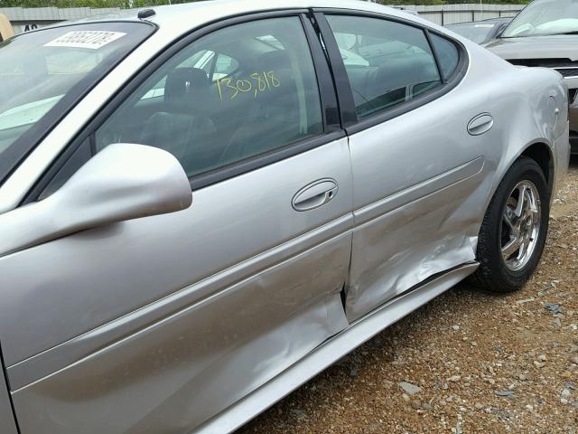 2G2WS522241125371 - 2004 PONTIAC GRAND PRIX SILVER photo 9