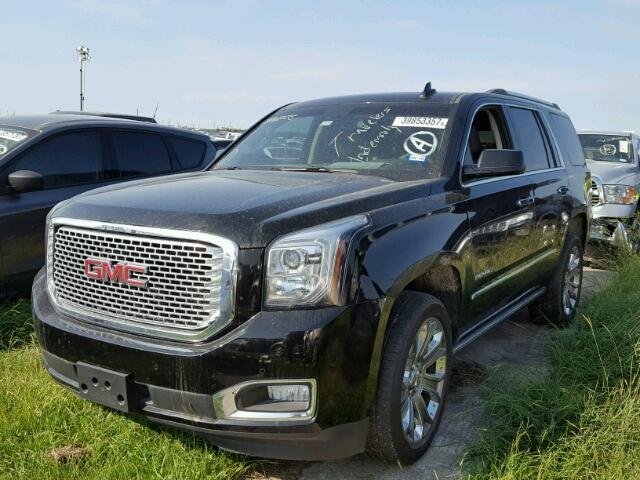 1GKS1CKJ0FR701398 - 2015 GMC YUKON DENA BLACK photo 2