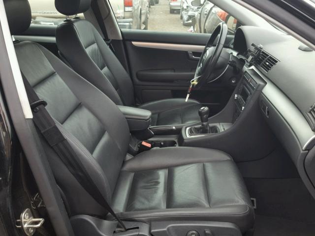 WAUAF78E88A068450 - 2008 AUDI A4 2.0T BLACK photo 5