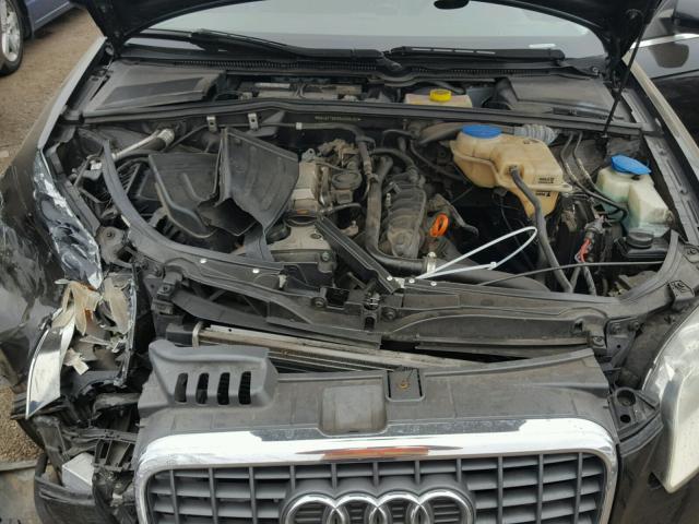 WAUAF78E88A068450 - 2008 AUDI A4 2.0T BLACK photo 7