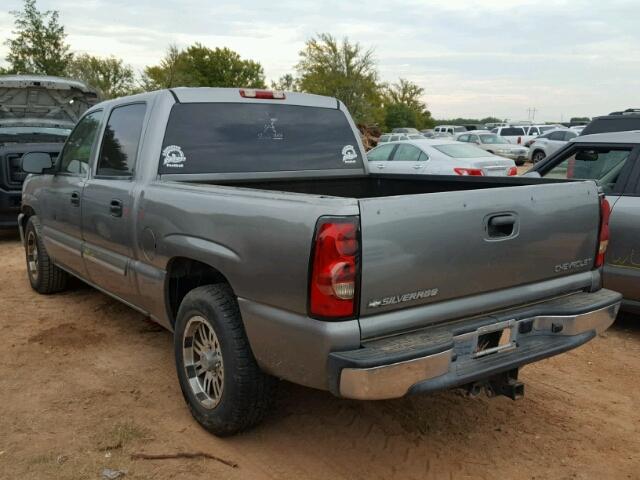 2GCEC13Z771152756 - 2007 CHEVROLET SILVERADO GRAY photo 3