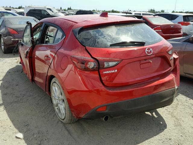 JM1BM1M35F1245158 - 2015 MAZDA 3 GRAND TO RED photo 3