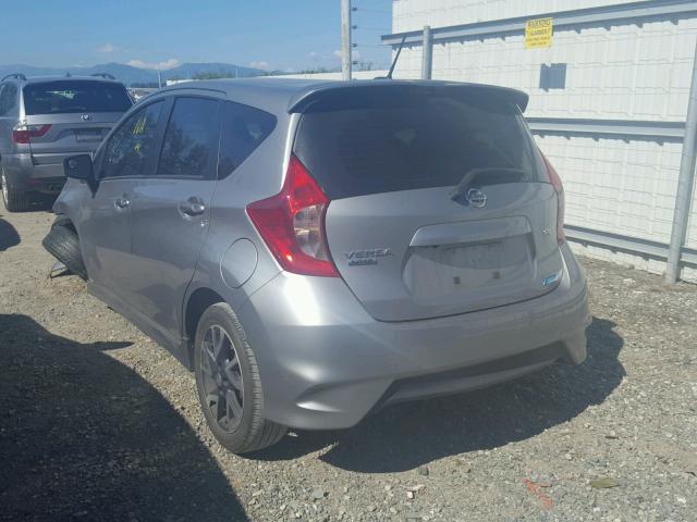 3N1CE2CP8FL448147 - 2015 NISSAN VERSA NOTE SILVER photo 3