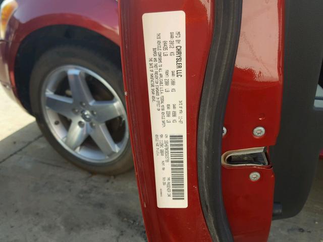 1B3HB78K58D625799 - 2008 DODGE CALIBER R/ RED photo 10