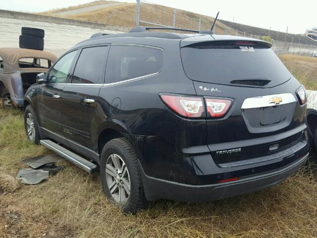 1GNKRHKD6HJ194625 - 2017 CHEVROLET TRAVERSE L BLACK photo 3