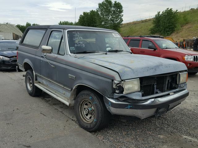 1FMEU15N3KLA33396 - 1989 FORD BRONCO U10 GRAY photo 1