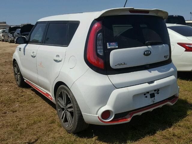 KNDJP3A52E7072926 - 2014 KIA SOUL + WHITE photo 3