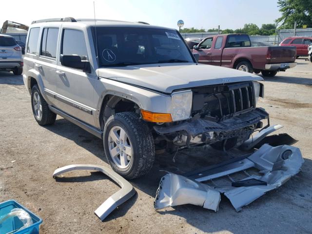 1J8HG48KX8C188542 - 2008 JEEP COMMANDER SILVER photo 1