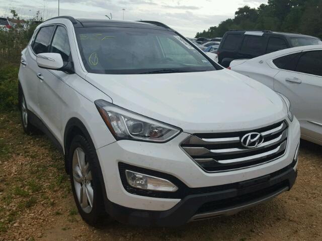 5XYZW3LA0EG197037 - 2014 HYUNDAI SANTA FE S WHITE photo 1