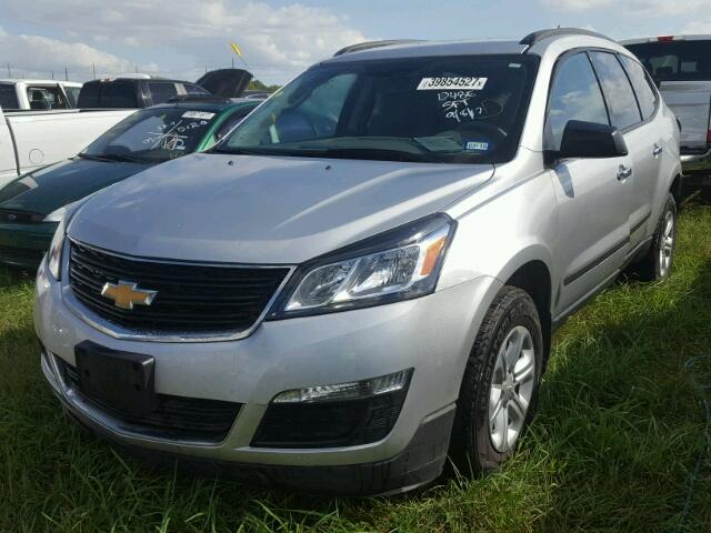 1GNKRFED4DJ241807 - 2013 CHEVROLET TRAVERSE L SILVER photo 2