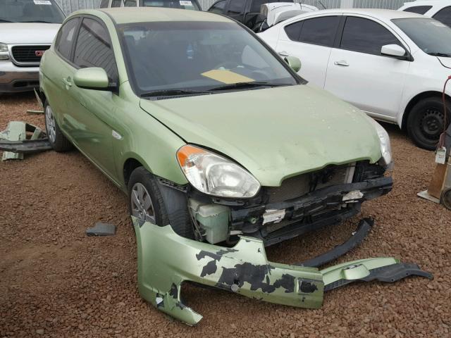 KMHCM3AC9AU160346 - 2010 HYUNDAI ACCENT BLU GREEN photo 1