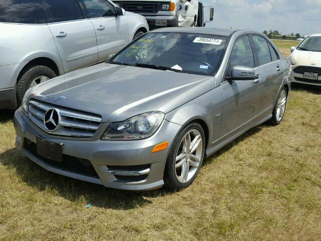 WDDGF4HB9CR232404 - 2012 MERCEDES-BENZ C 250 GRAY photo 2