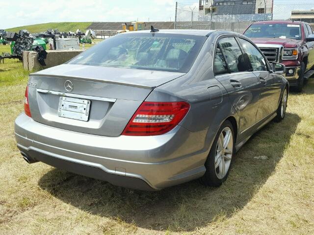 WDDGF4HB9CR232404 - 2012 MERCEDES-BENZ C 250 GRAY photo 4