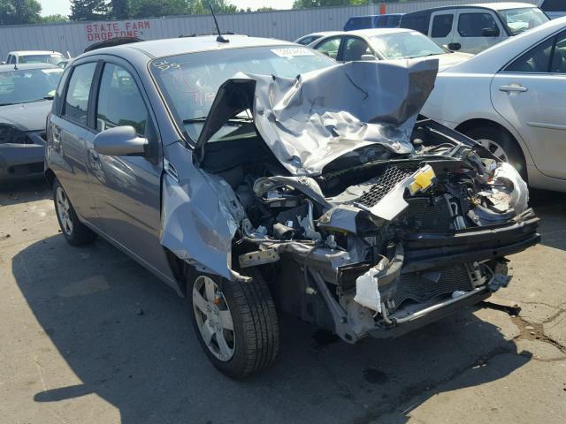 KL1TD6DE3AB064220 - 2010 CHEVROLET AVEO LS GRAY photo 1