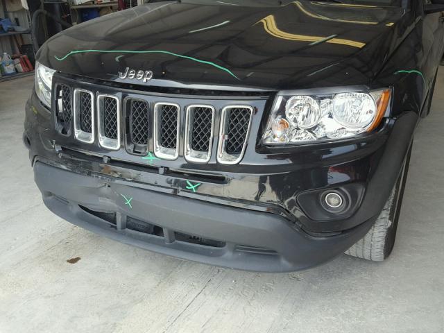 1C4NJCBA3CD677423 - 2012 JEEP COMPASS SP BLACK photo 9