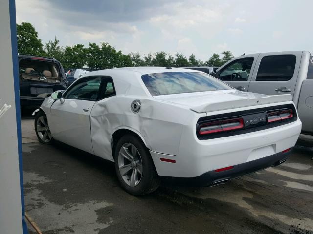 2C3CDZAG0JH270185 - 2018 DODGE CHALLENGER WHITE photo 3