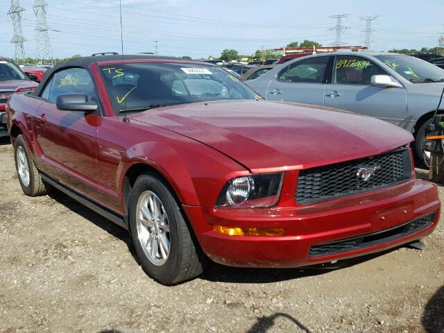 1ZVFT84N165160466 - 2006 FORD MUSTANG RED photo 1