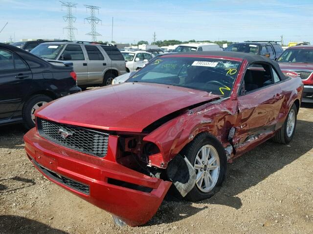 1ZVFT84N165160466 - 2006 FORD MUSTANG RED photo 2