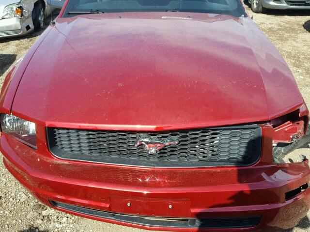 1ZVFT84N165160466 - 2006 FORD MUSTANG RED photo 7