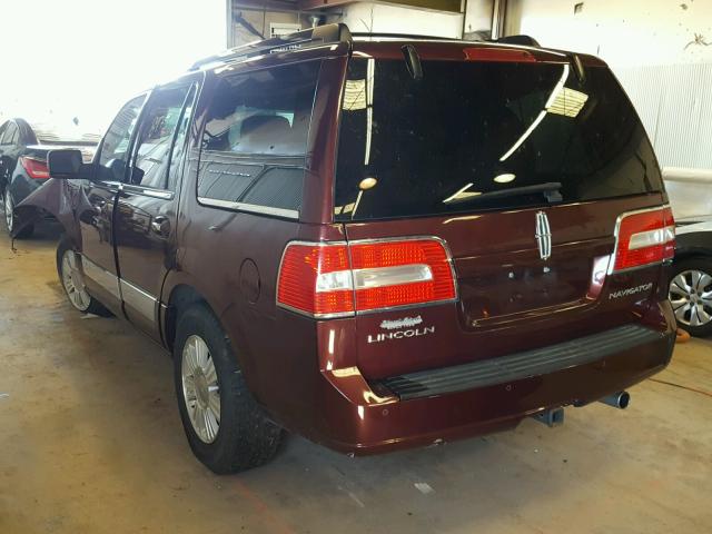 5LMJJ2J59AEJ07018 - 2010 LINCOLN NAVIGATOR 栗色 照片 3