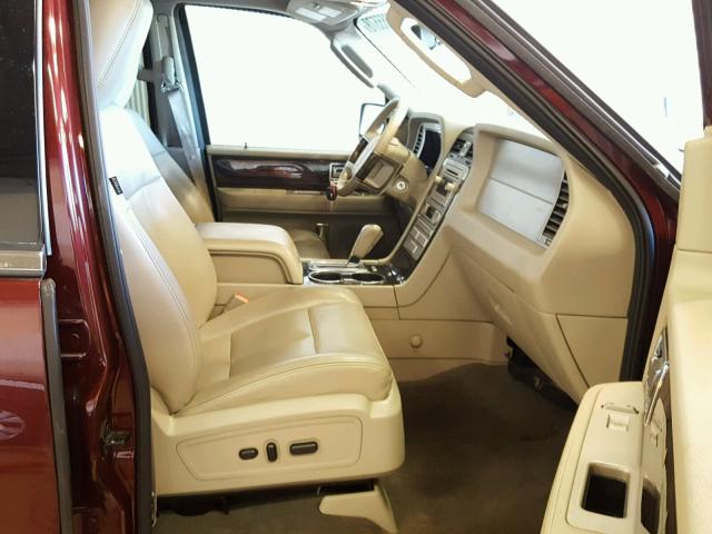 5LMJJ2J59AEJ07018 - 2010 LINCOLN NAVIGATOR 栗色 照片 5