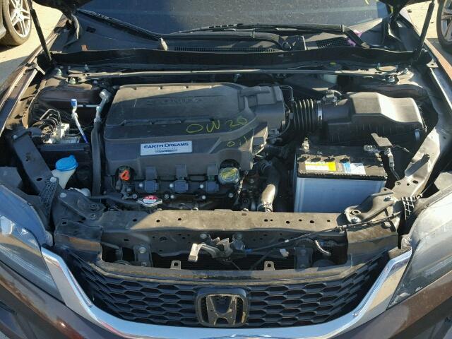 1HGCT2B87EA000633 - 2014 HONDA ACCORD EXL BROWN photo 7